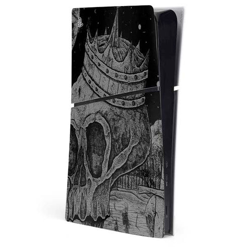 Alchemy Carta Skull Sketch PS5 Slim Digital Edition Console Skin